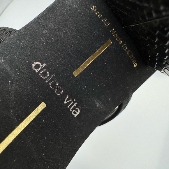 Dolce Vita Women's Prisma Heeled Sandal in Onyx Stella - Picture 10 of 11